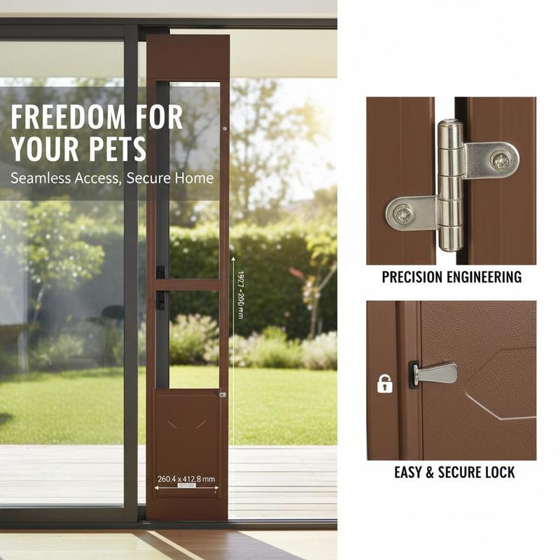 Dog Door for Sliding Glass Doo - Glass Door Hinge ulasan dan harga
