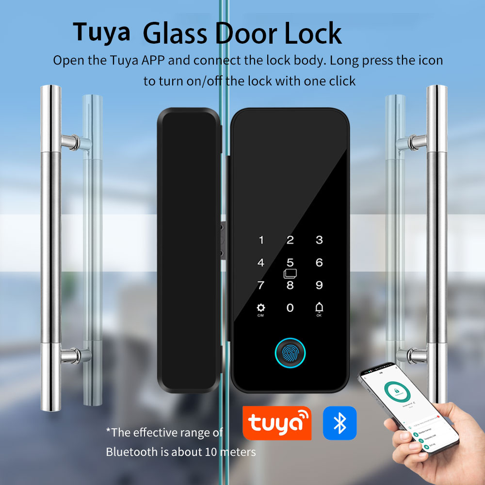 B16 Tuya APP Bluetooth Glass D - Glass Door Hinge ulasan dan harga