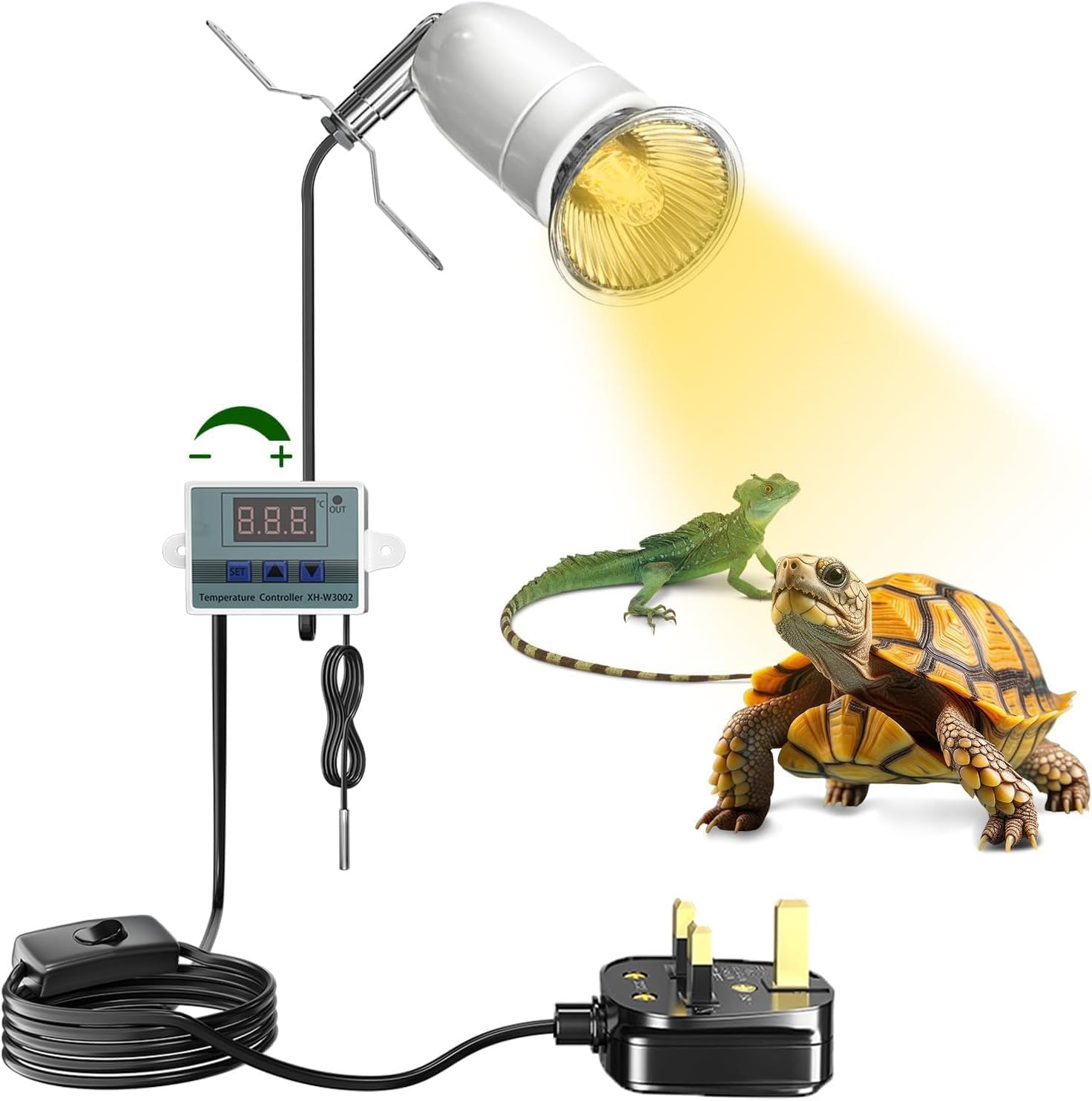 Reptile Heat Lamp Holder Heati - Ceramic Heat Emitter ulasan dan harga