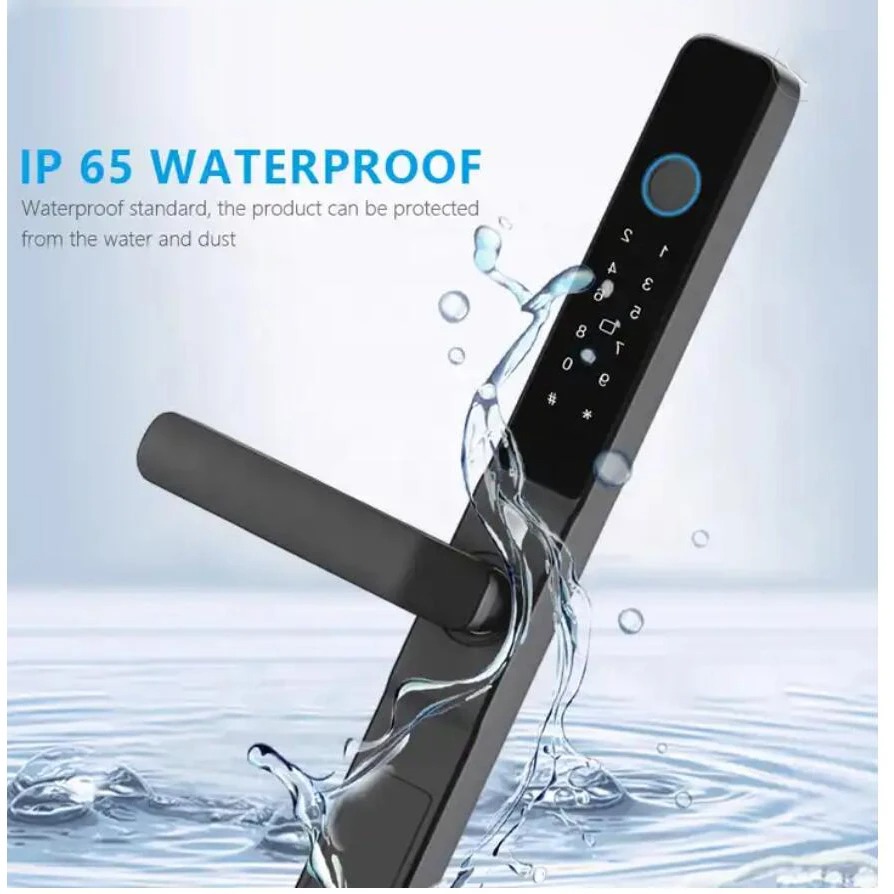 Waterproof Fingerprint Smart L - Glass Door Hinge ulasan dan harga