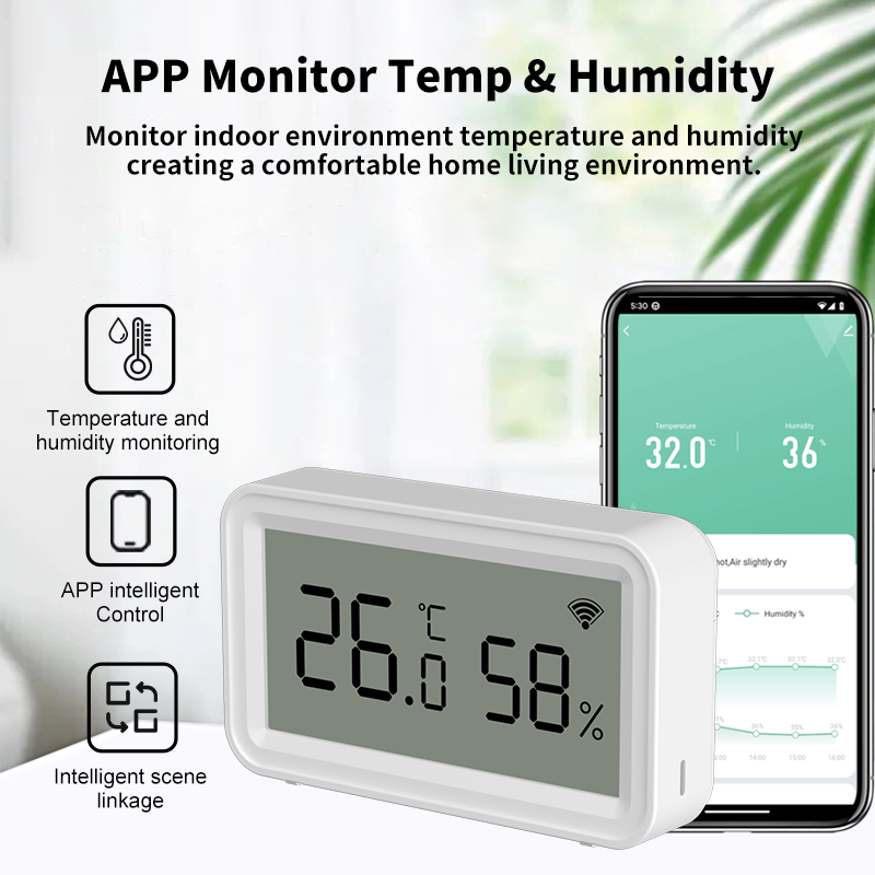 Tuya Zigbee WiFi Thermometer H - Digital Hygrometer Probe ulasan dan harga