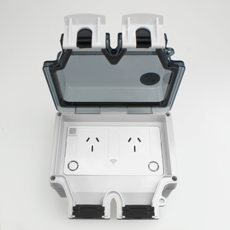 Avoir Tuya Wifi Waterproof Ele - Timer Dual Outlet ulasan dan harga
