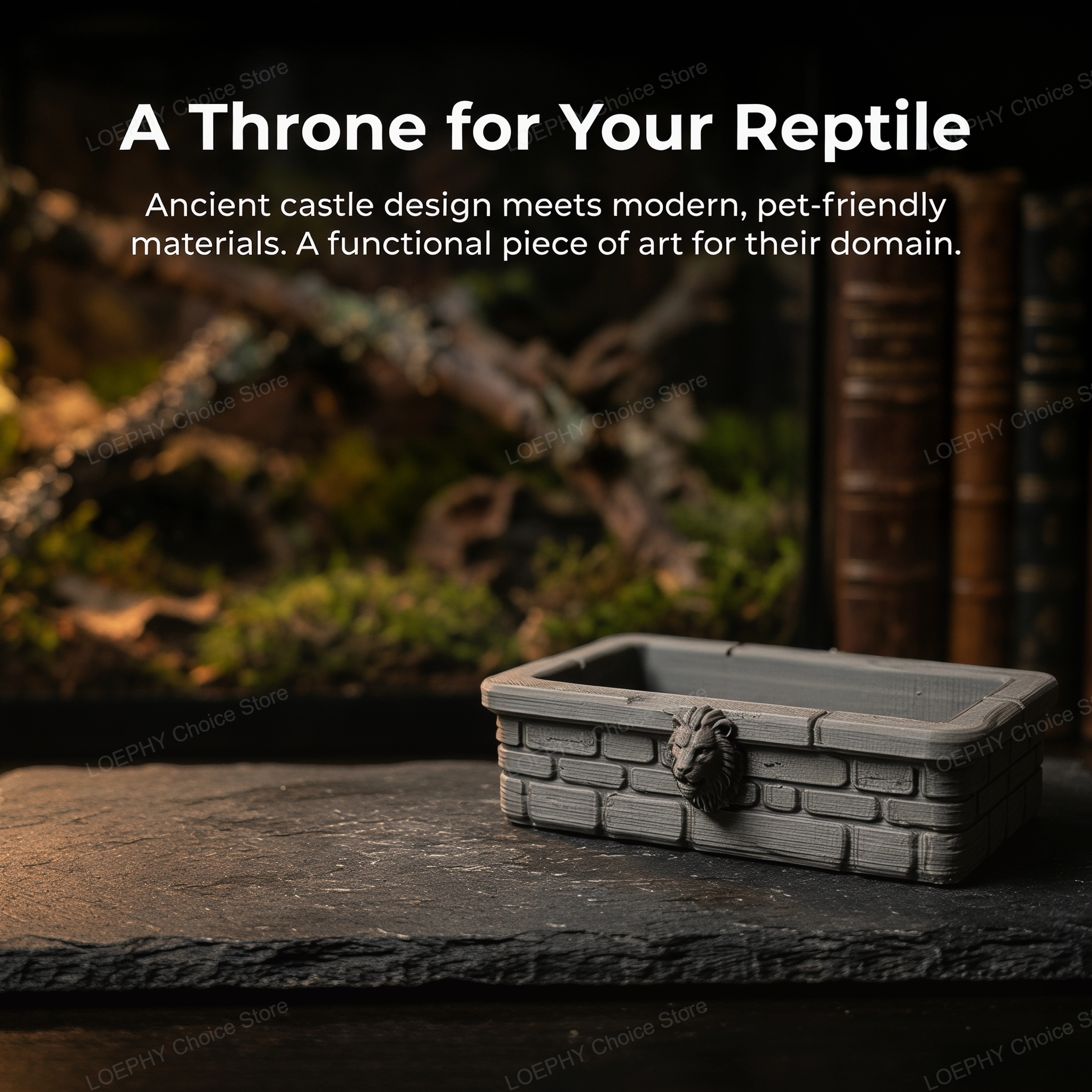 Reptile Water Bowl 3D Printed  - Water Dish Reptile ulasan dan harga