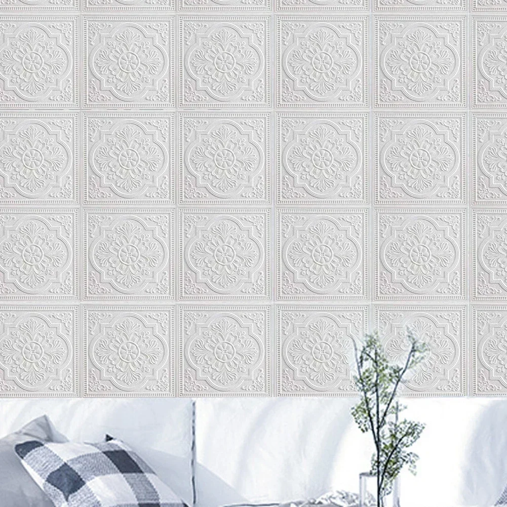 1/10 Pc 3D Wall Panel Wall Sti - Pvc Panel Background ulasan dan harga