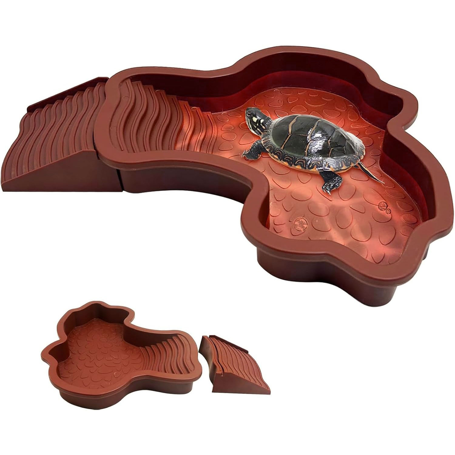 Reptile Bathing Pool with Ramp - Water Dish Reptile ulasan dan harga